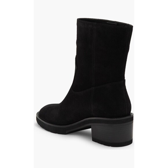 Stuart Weitzman Boulevard Moto Suede Bootie Black Size 8.5 NWB $690 - Picture 2 of 16